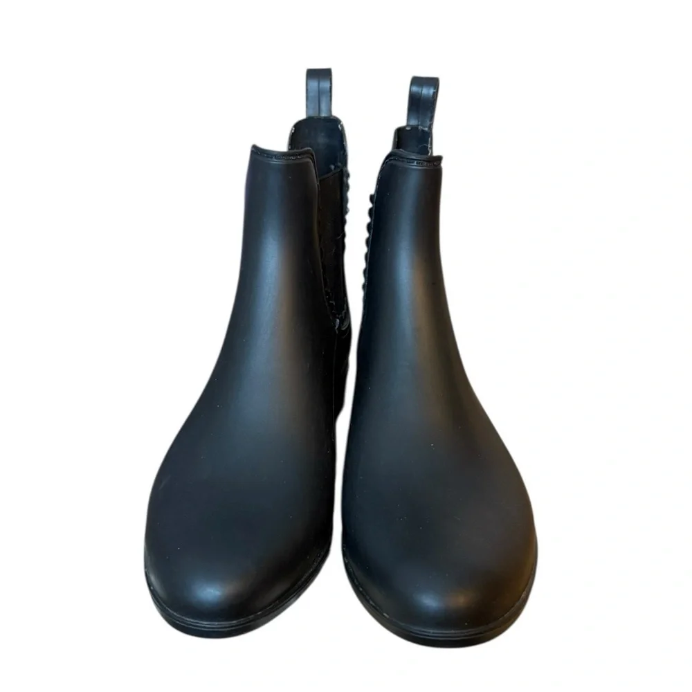 Jack Rogers Sallie Black Ankle Rain Boots